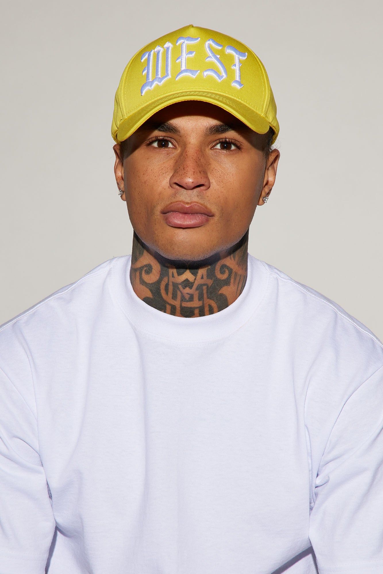 West Side Snapback Hat - Yellow sold by Fashion Nova