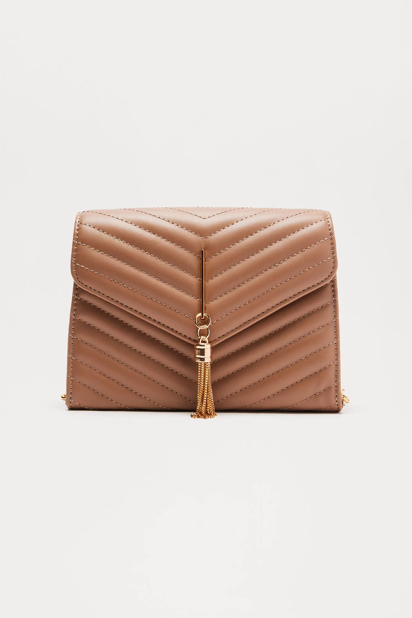 Sass In The City Crossbody Bag - Taupe sold by Fashion Nova product image thumbnail 4