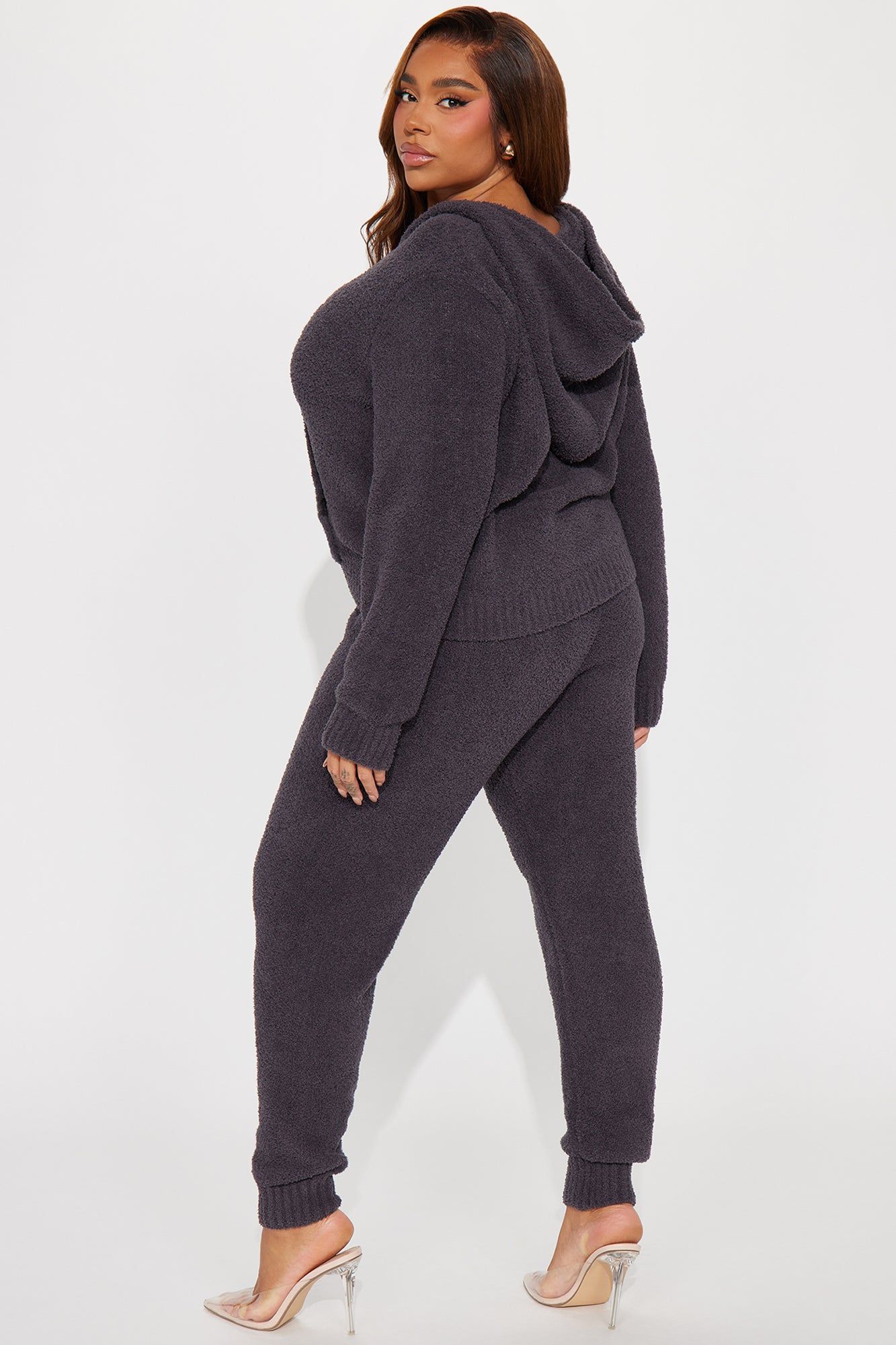 Always Extra Cozy Pant Set - Charcoal sold by Fashion Nova product image thumbnail 6