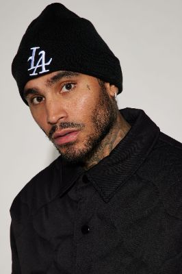 LA Classic Cuffed Beanie - Black sold by Fashion Nova