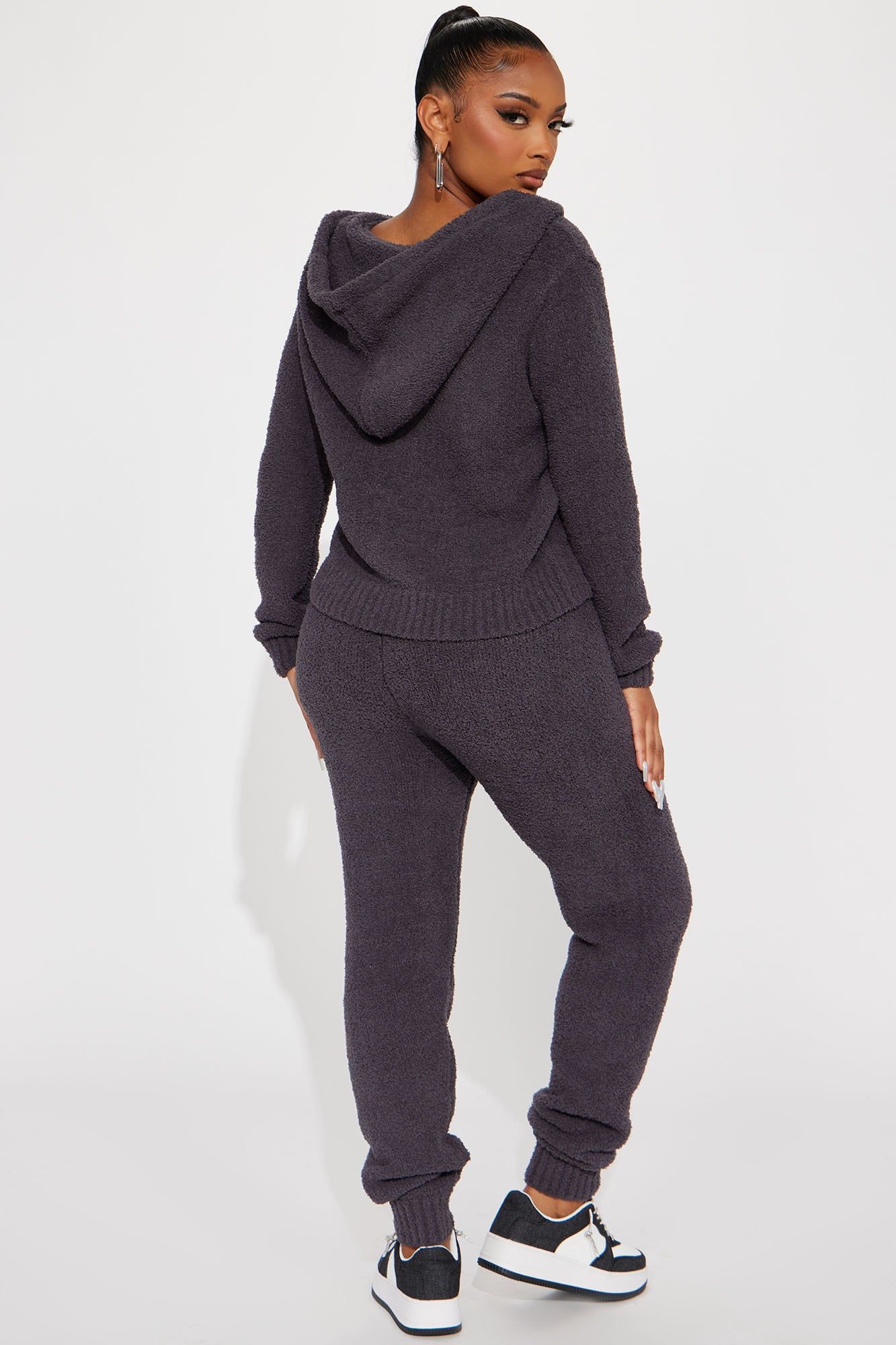 Always Extra Cozy Pant Set - Charcoal sold by Fashion Nova product image thumbnail 3