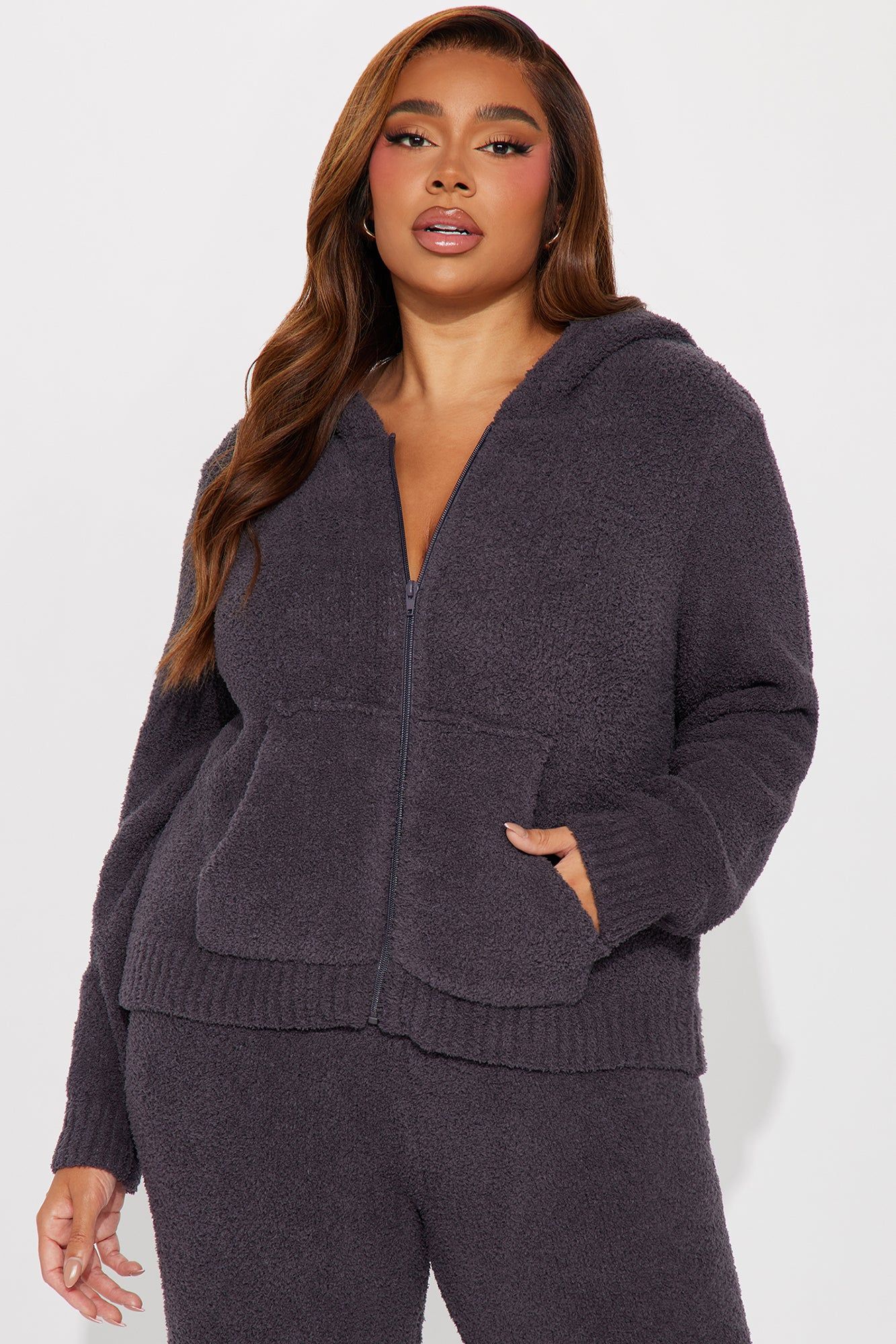 Always Extra Cozy Pant Set - Charcoal sold by Fashion Nova product image thumbnail 5