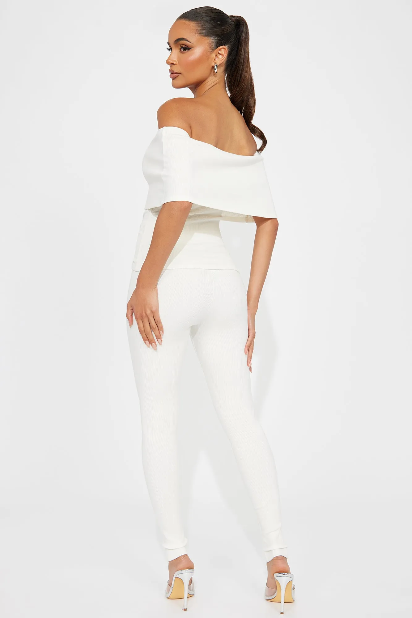 Nissa Snatched Pant Set - Off White sold by Fashion Nova product image thumbnail 3