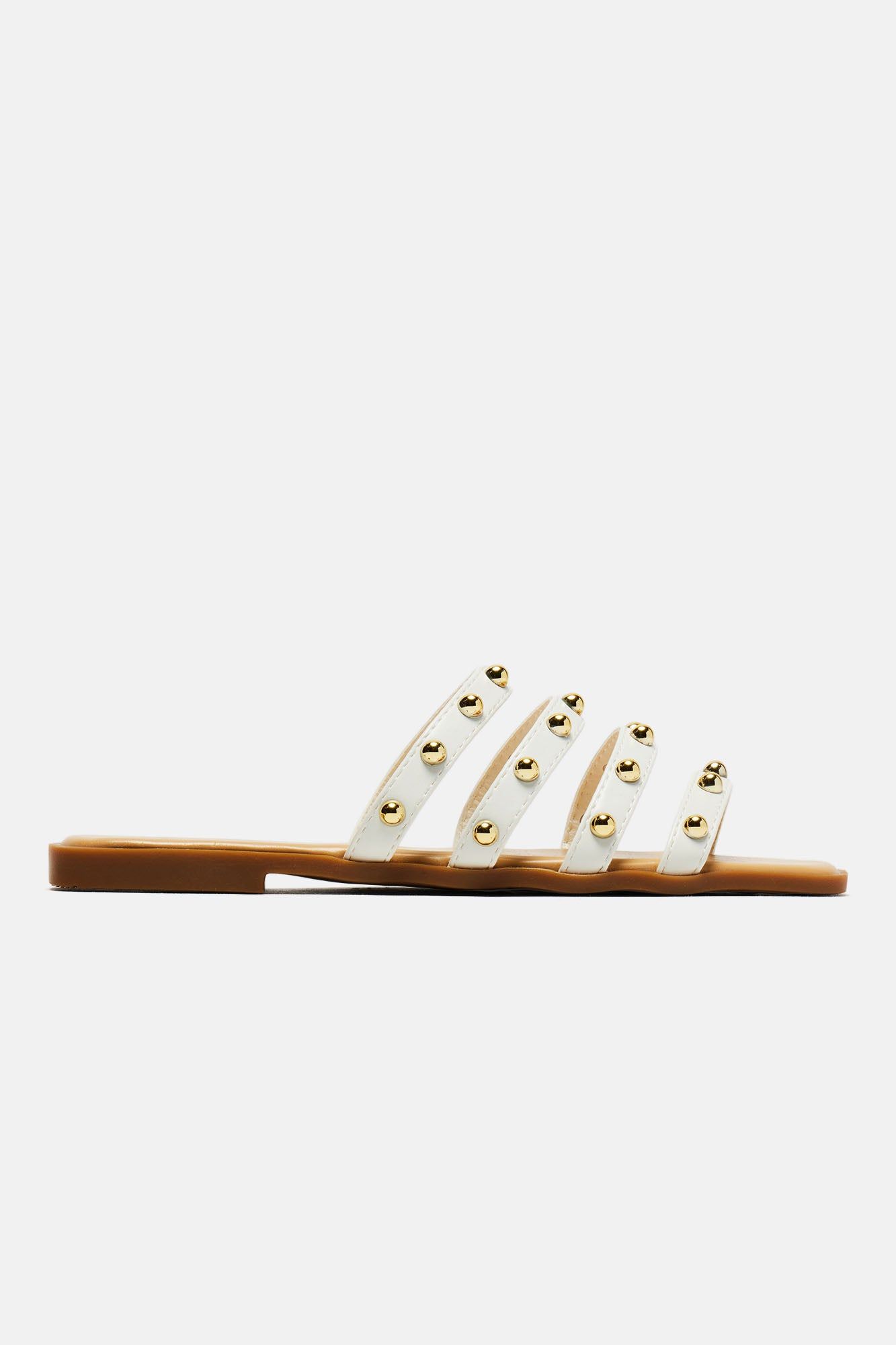 Count On Me Flat Sandals - White sold by Fashion Nova product image thumbnail 4
