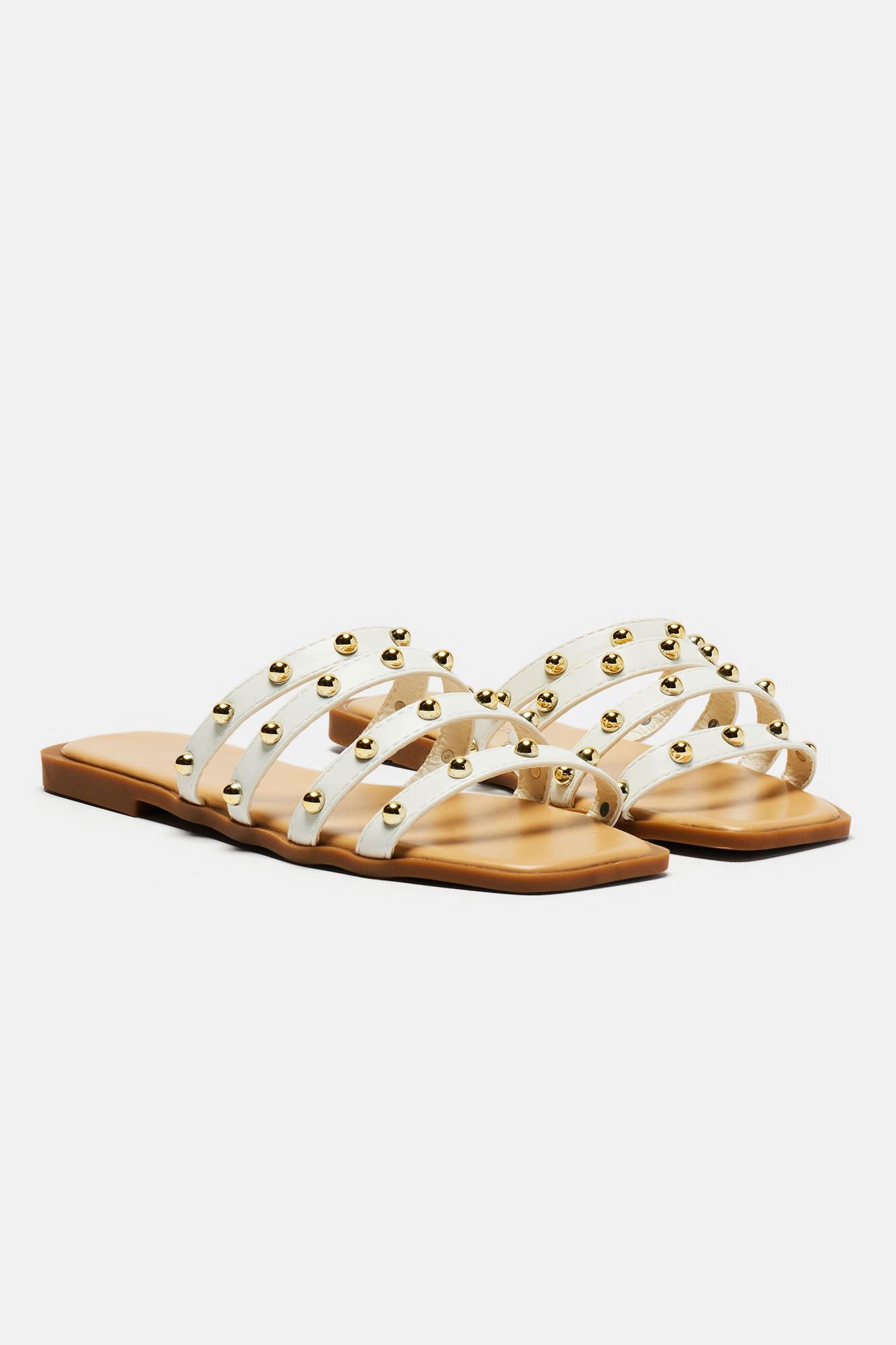 Count On Me Flat Sandals - White sold by Fashion Nova product image thumbnail 2