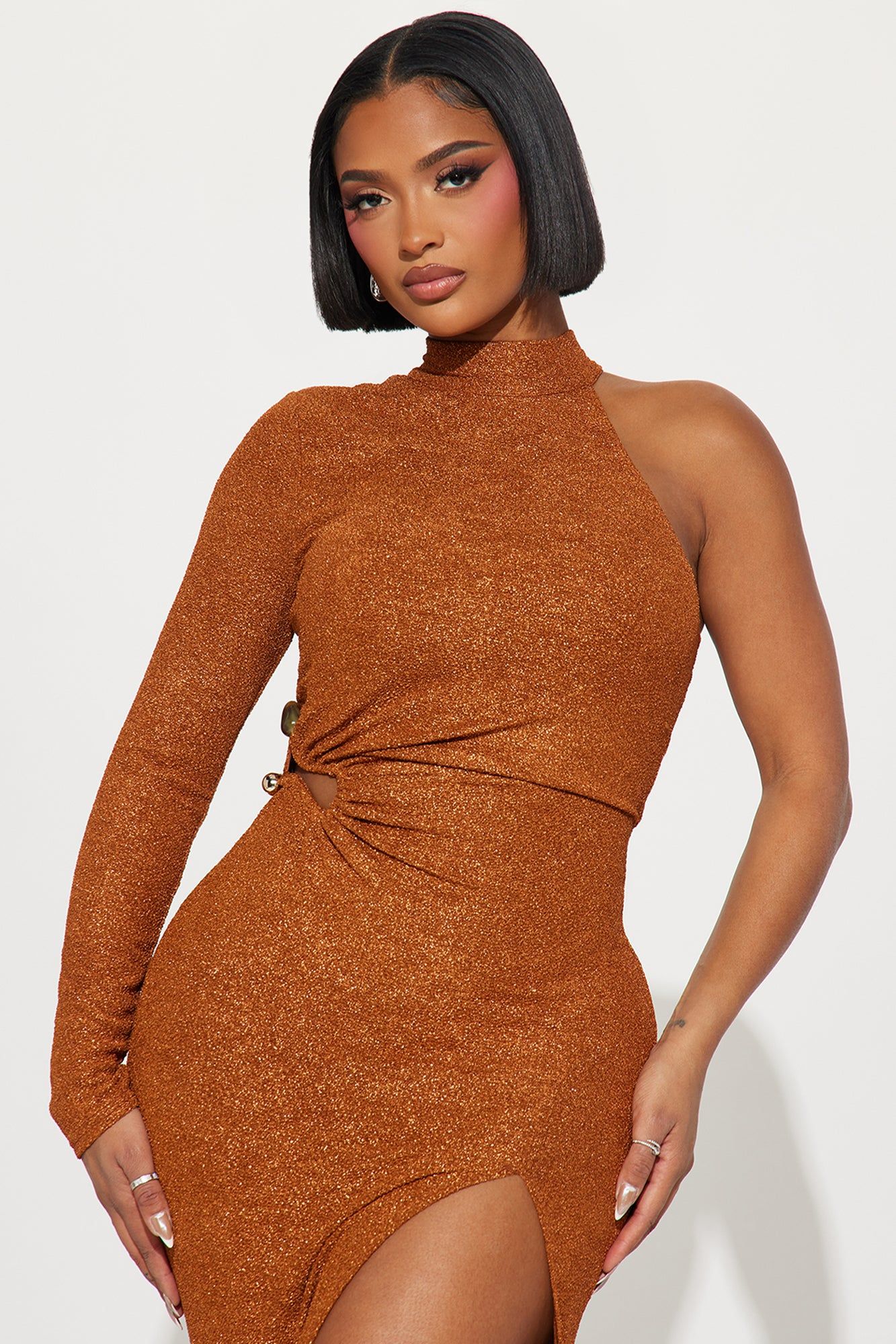 Estelle Gown - Copper sold by Fashion Nova product image thumbnail 2