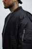 Been Real Nylon Bomber Jacket - Black sold by Fashion Nova