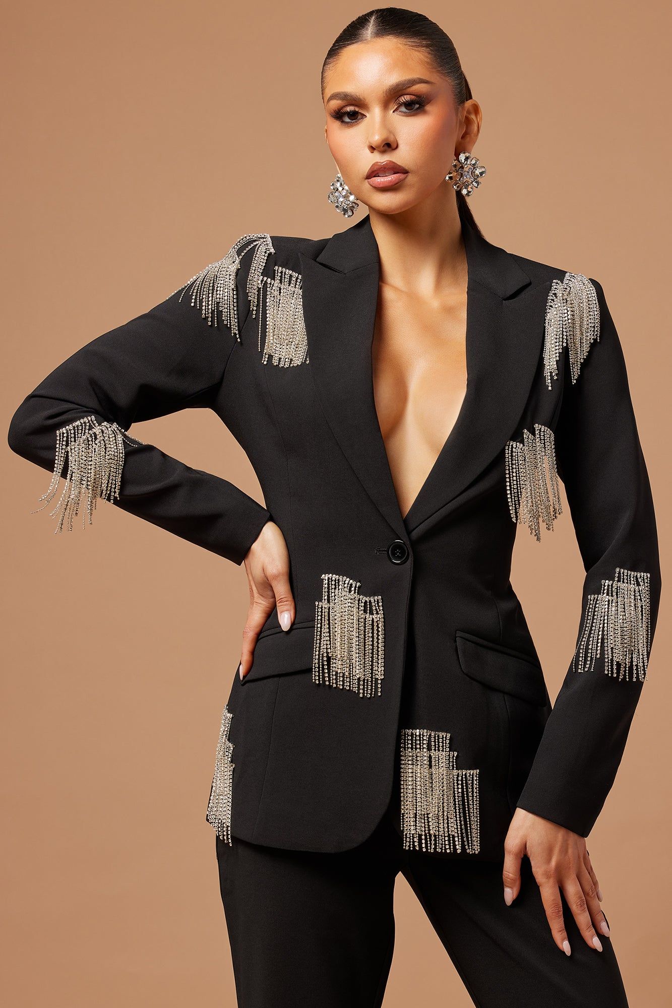 Marissa Pant Suit Set - Black sold by Fashion Nova product image thumbnail 2