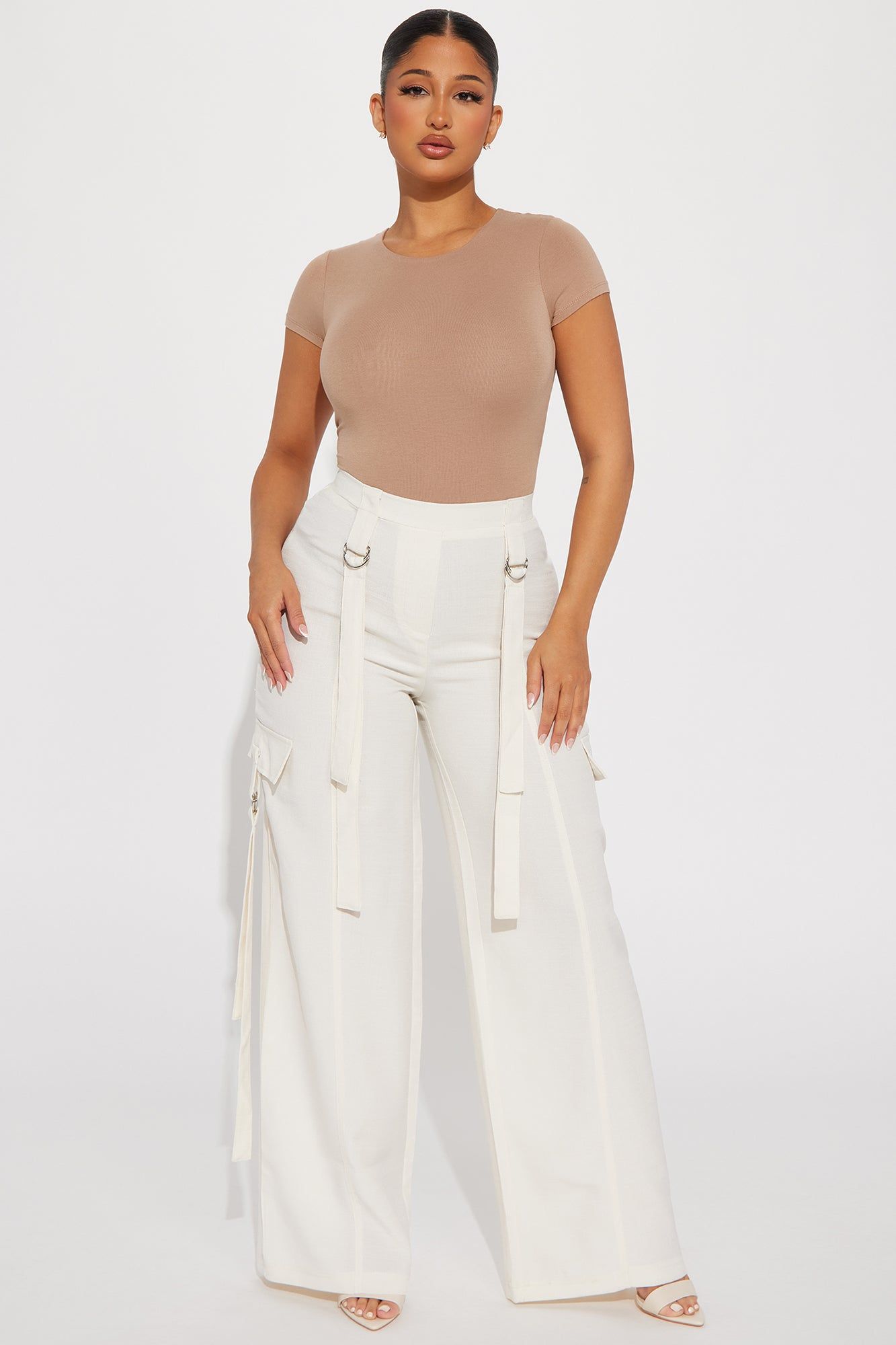 Samara Double Layered Bodysuit - Taupe sold by Fashion Nova product image thumbnail 2