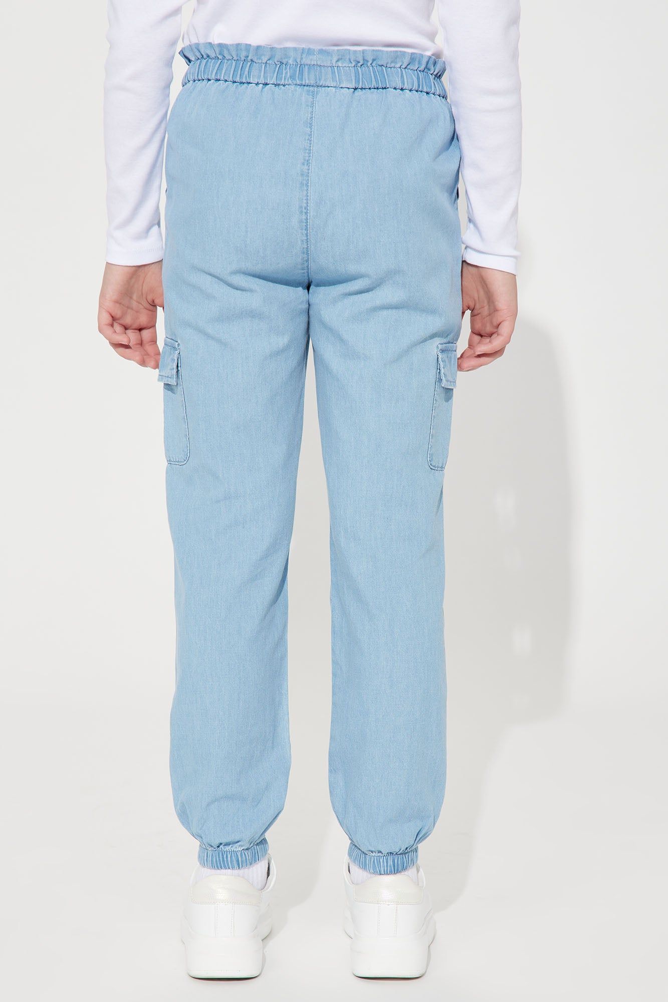 Mini Chambray Cargo Pant - Light Wash sold by Fashion Nova product image thumbnail 3