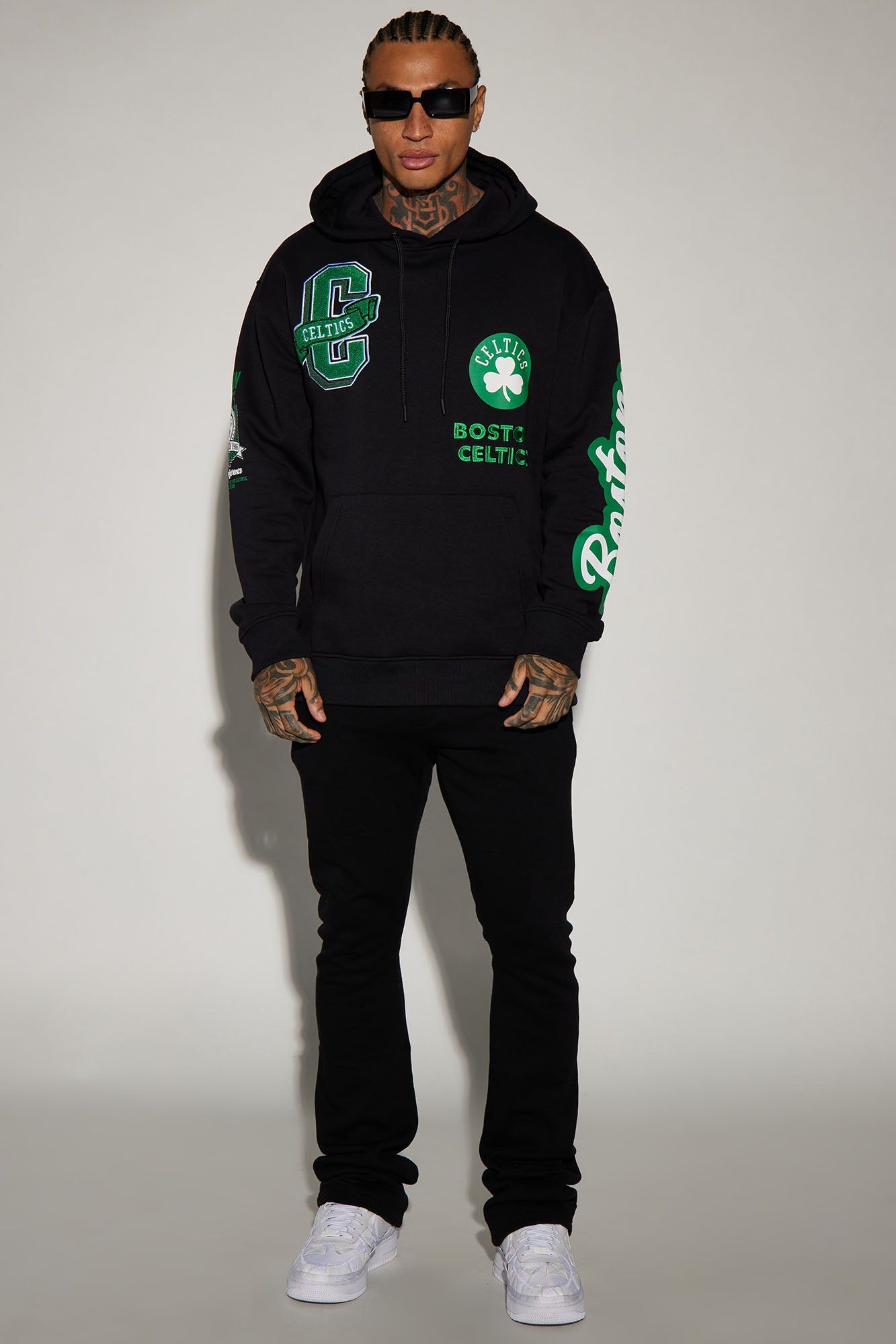 Celtics Campus Hoodie - Black sold by Fashion Nova product image thumbnail 2