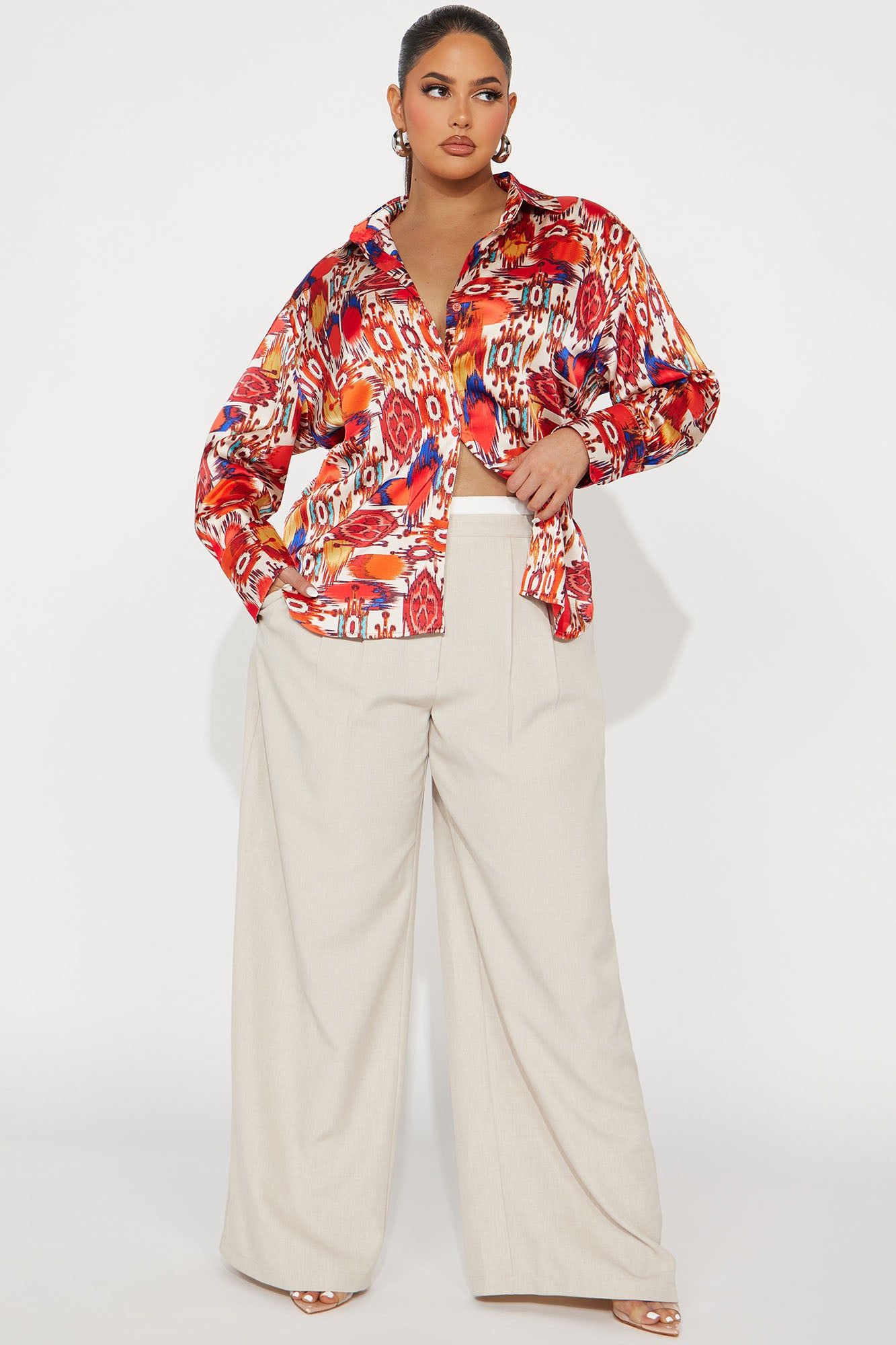 Take Me There Shirt - Red/combo sold by Fashion Nova product image thumbnail 5