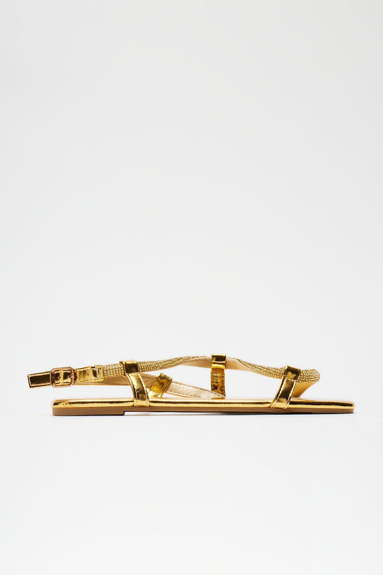 Come Over Today Embellished Sandals - Gold sold by Fashion Nova product image thumbnail 4