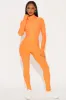 The Best Assets Textured Crop Active Jacket - Orange sold by Fashion Nova