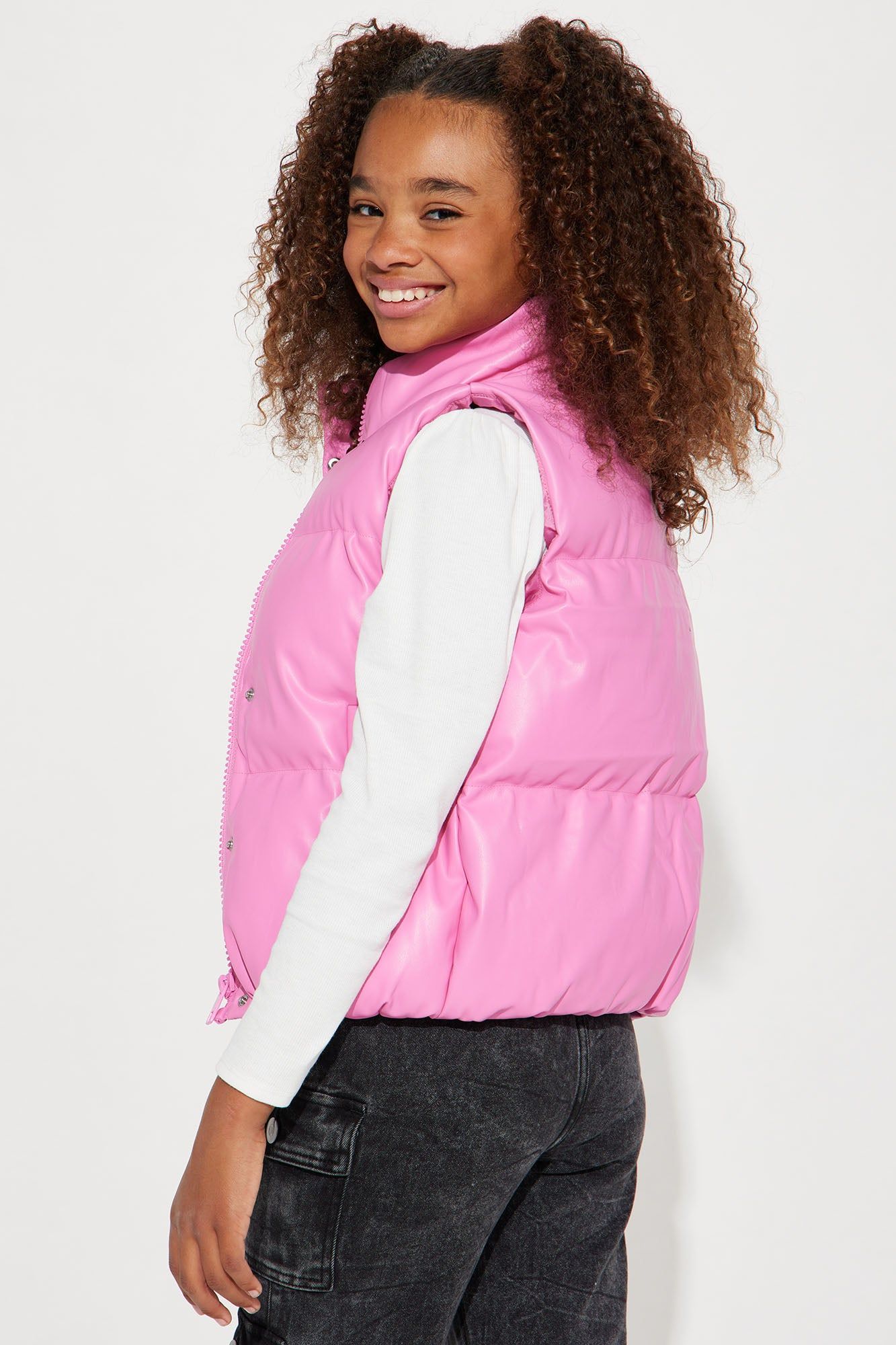 Mini Flawless Puffer Vest - Pink sold by Fashion Nova product image thumbnail 3