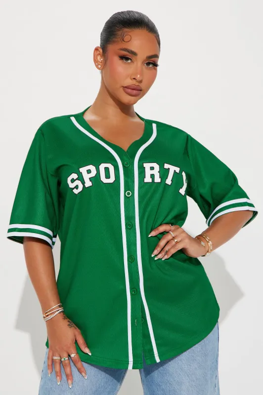 Next Level Jersey Tee - Green sold by Fashion Nova