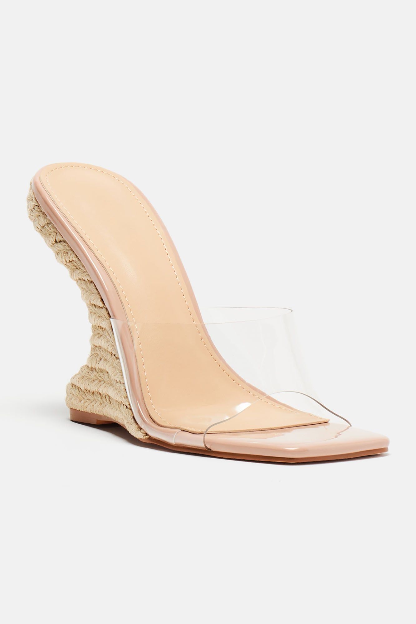 Positive Vibes Wedges - Nude sold by Fashion Nova product image thumbnail 4