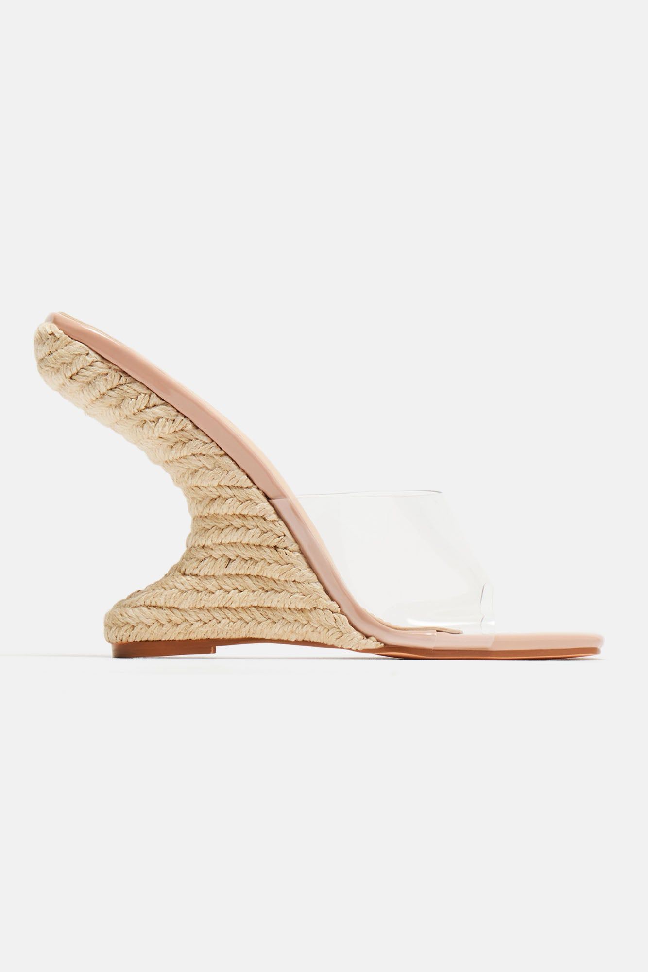 Positive Vibes Wedges - Nude sold by Fashion Nova