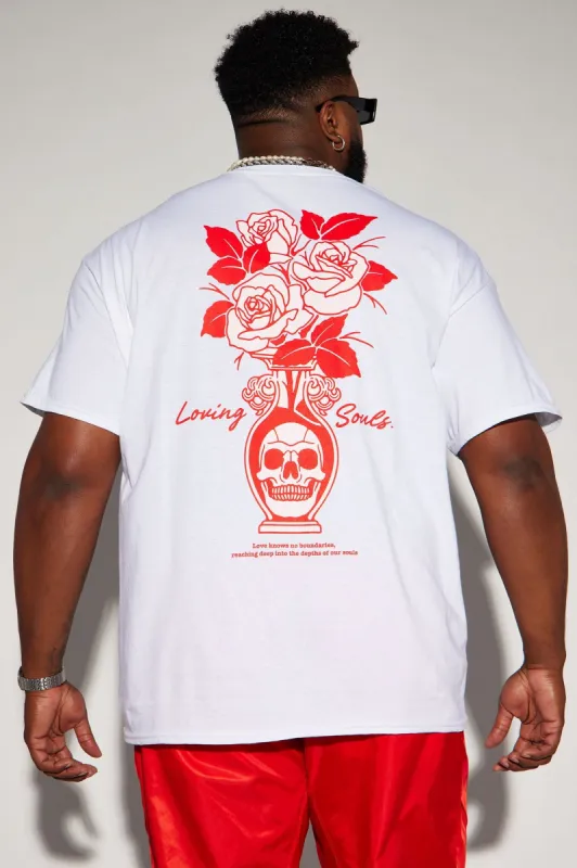 Loving Souls Short Sleeve Tee - White sold by Fashion Nova