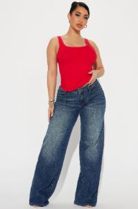 Kennedi Tank Top - Red sold by Fashion Nova