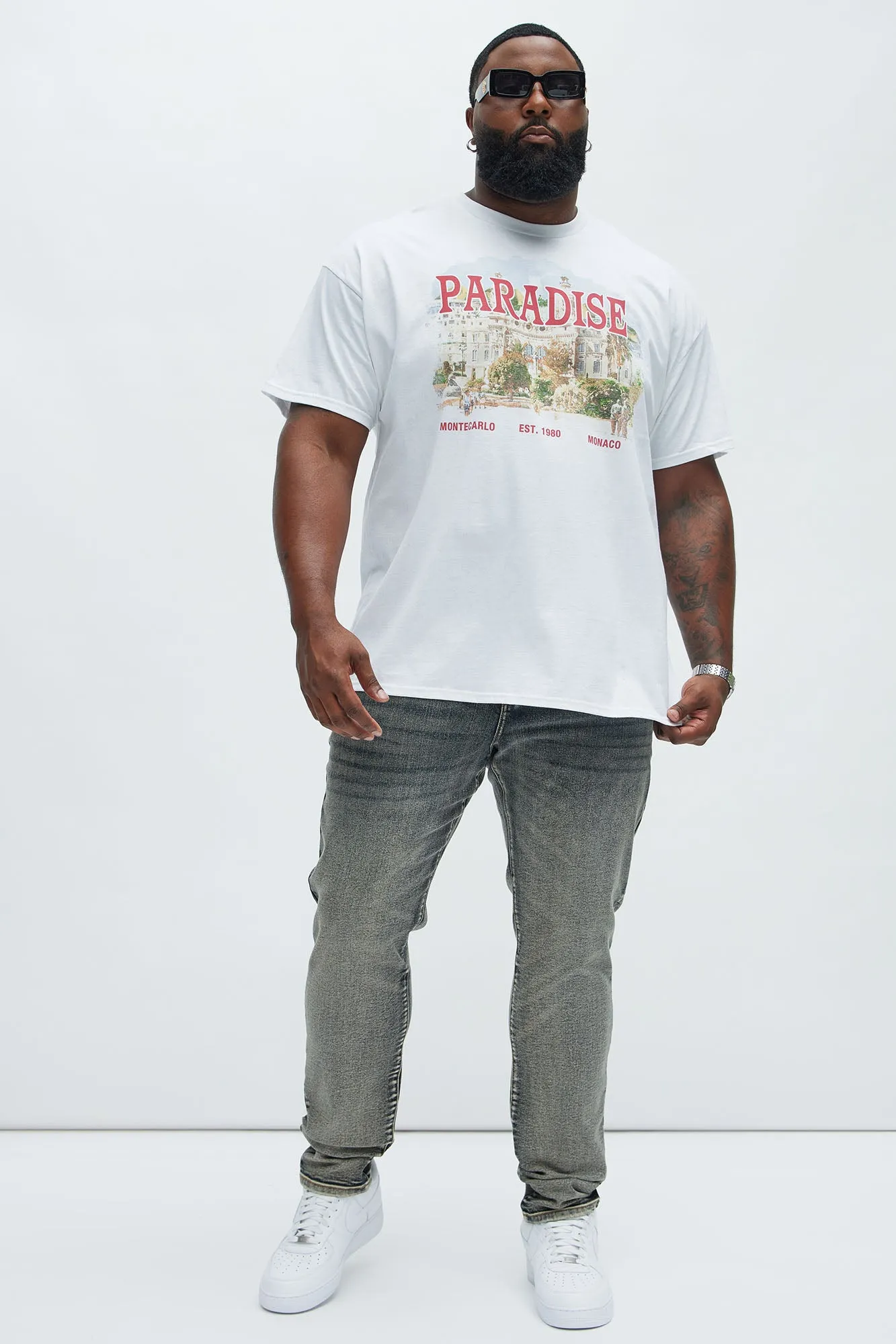 Paradise Est 1990 Short Sleeve Tee - White sold by Fashion Nova product image thumbnail 5