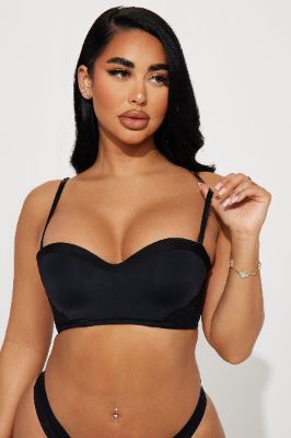 Give Me A Boost Strapless Multi Way Bra - Black sold by Fashion Nova