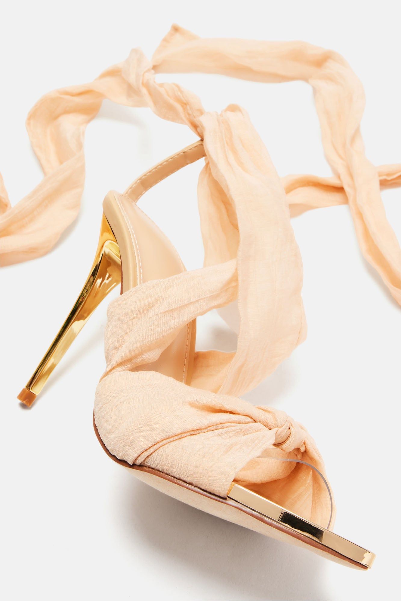 Wrapped In You Heels - Beige sold by Fashion Nova product image thumbnail 5