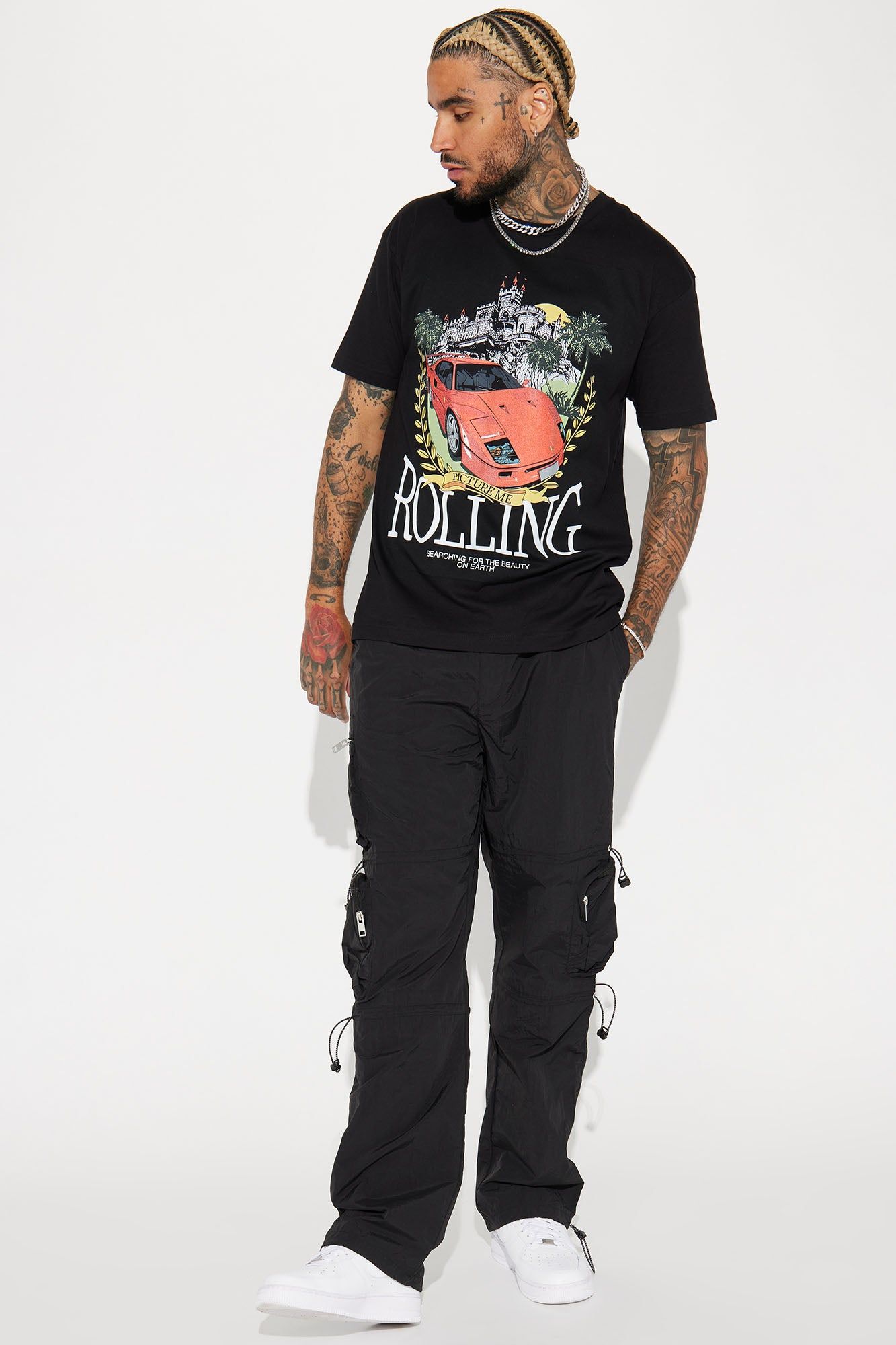 Picture Me Rolling Short Sleeve Tee - Black sold by Fashion Nova product image thumbnail 3