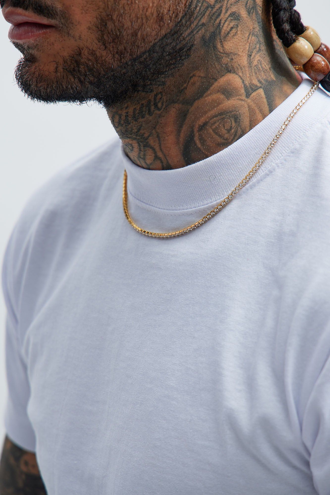 3mm Premium 20″ Tennis Chain Necklace - Gold sold by Fashion Nova