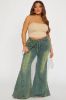 Fronting Tinted Wide Leg Jeans - Medium Wash sold by Fashion Nova