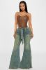 Fronting Tinted Wide Leg Jeans - Medium Wash sold by Fashion Nova