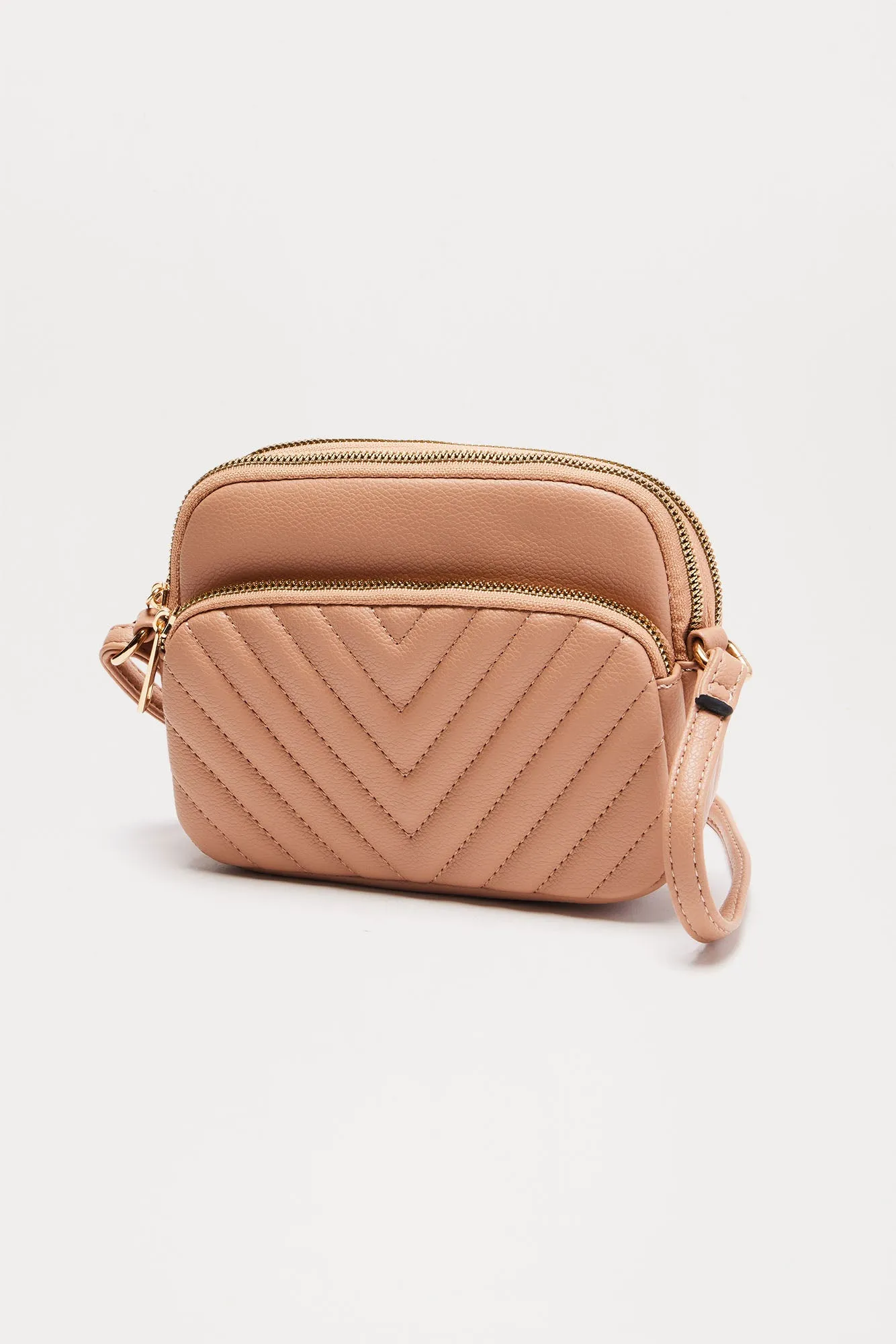 Betsy Crossbody Bag - Taupe sold by Fashion Nova product image thumbnail 4