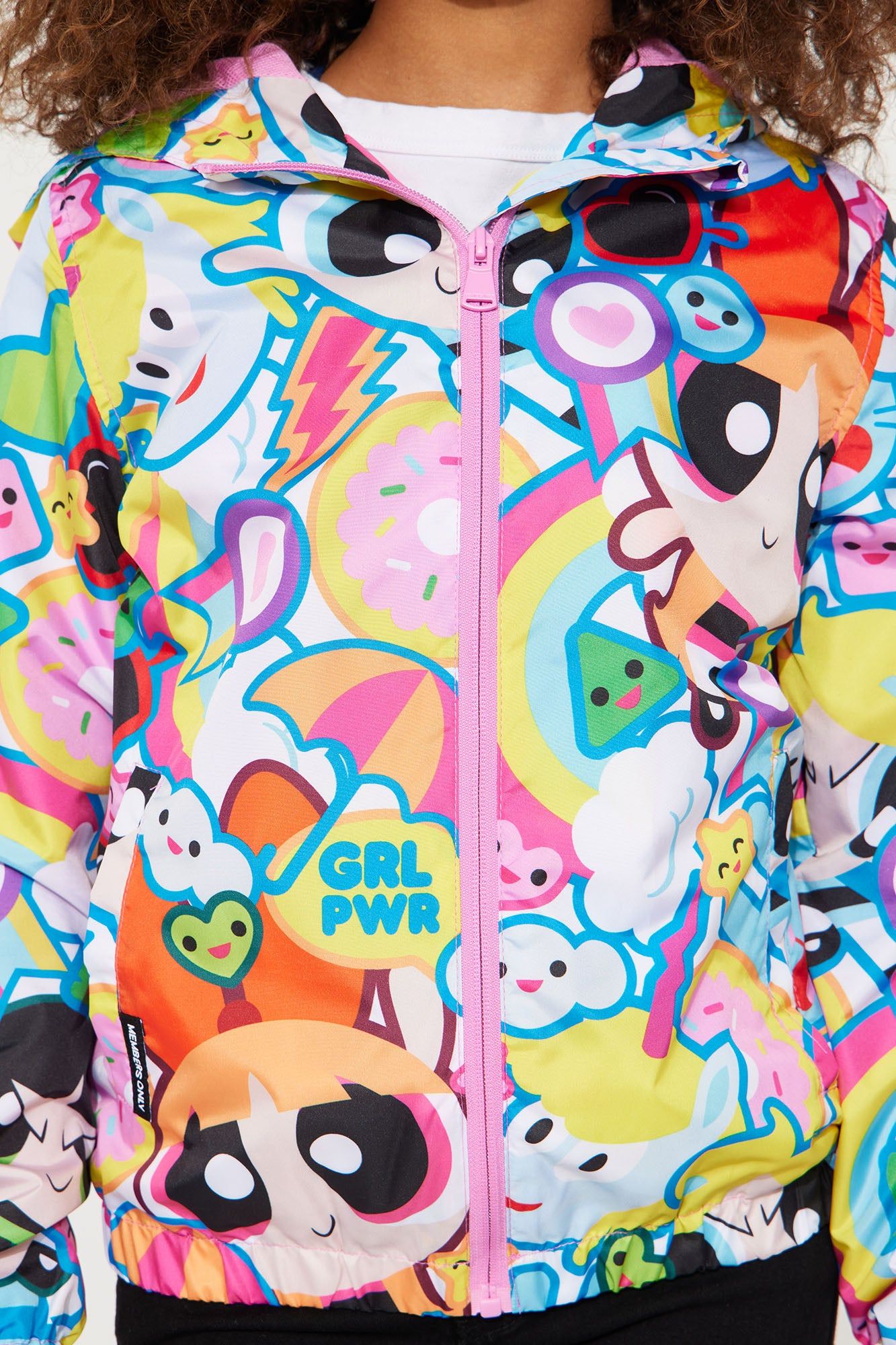 Mini Powerpuff Girls Zip Front Hoodie - Pink sold by Fashion Nova product image thumbnail 3