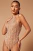 Carmella Embellished Bodysuit - Nude sold by Fashion Nova