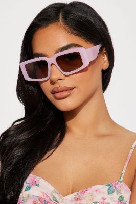 What I Deserve Sunglasses - Pink sold by Fashion Nova