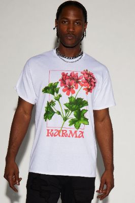 Stop To Smell The Flowers Short Sleeve Tee - White made by Fashion Nova