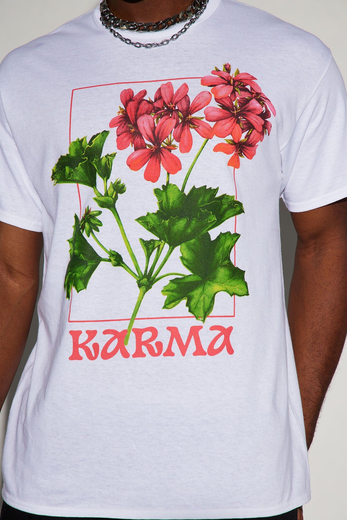 Stop To Smell The Flowers Short Sleeve Tee - White sold by Fashion Nova product image thumbnail 3