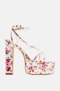 Just You And I Platform Heeled Sandals - Multi Color sold by Fashion Nova