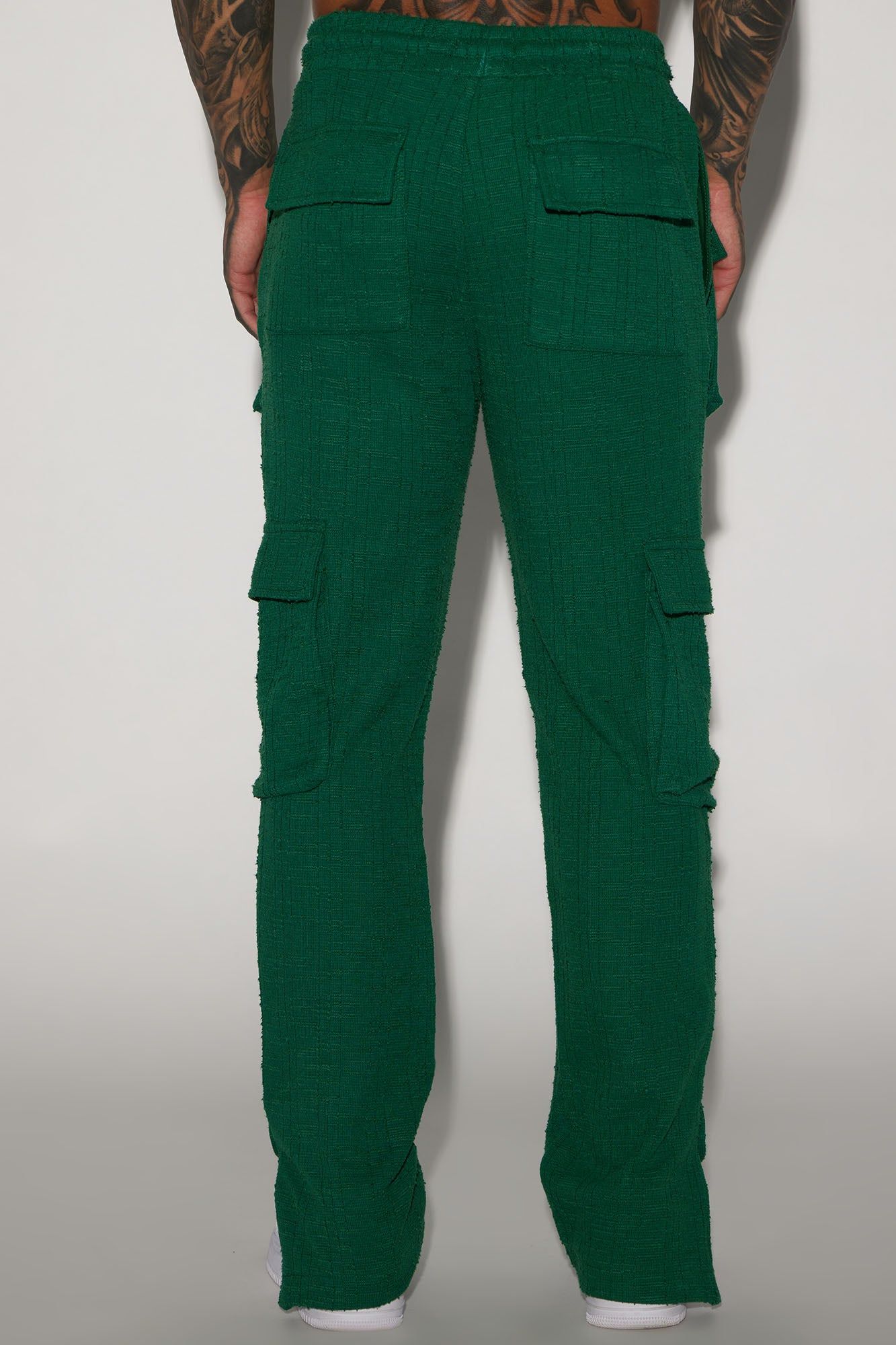 Jordan Textured Snap Cargo Pants - Green sold by Fashion Nova product image thumbnail 4