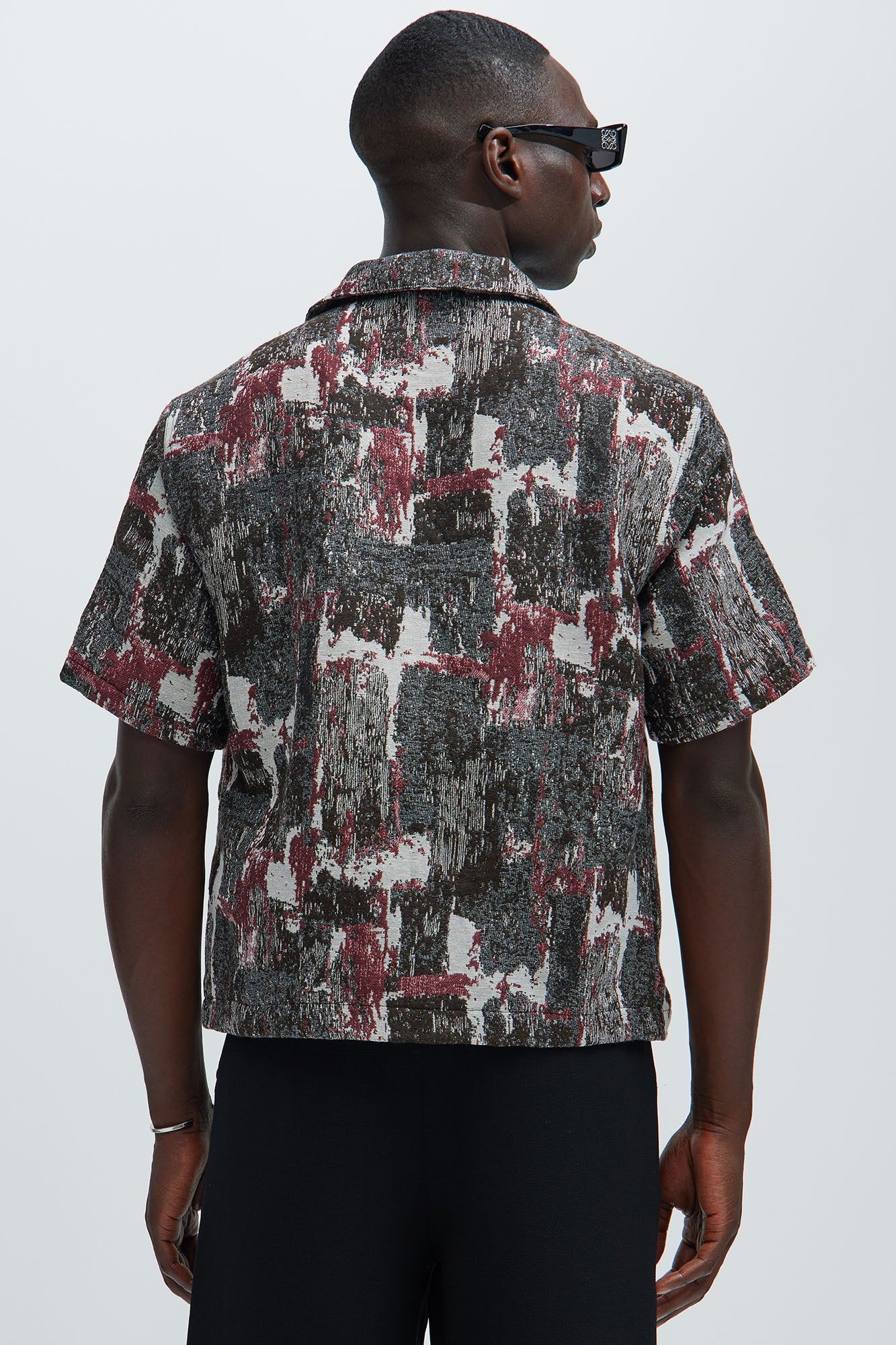 Hayward Tapestry Shirt - Black/combo sold by Fashion Nova product image thumbnail 3