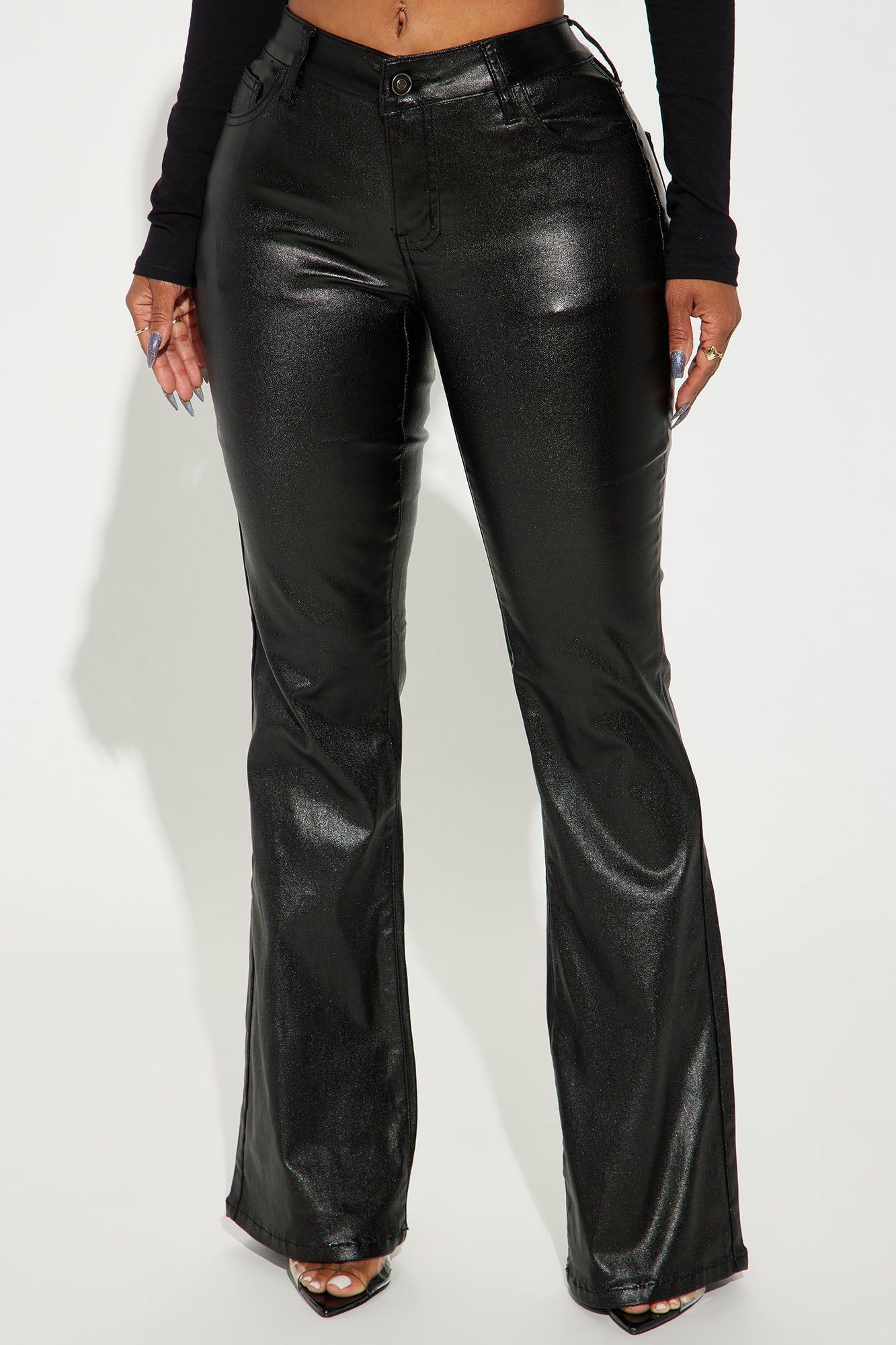 Nara Low Rise Flare Pant - Black sold by Fashion Nova product image thumbnail 2