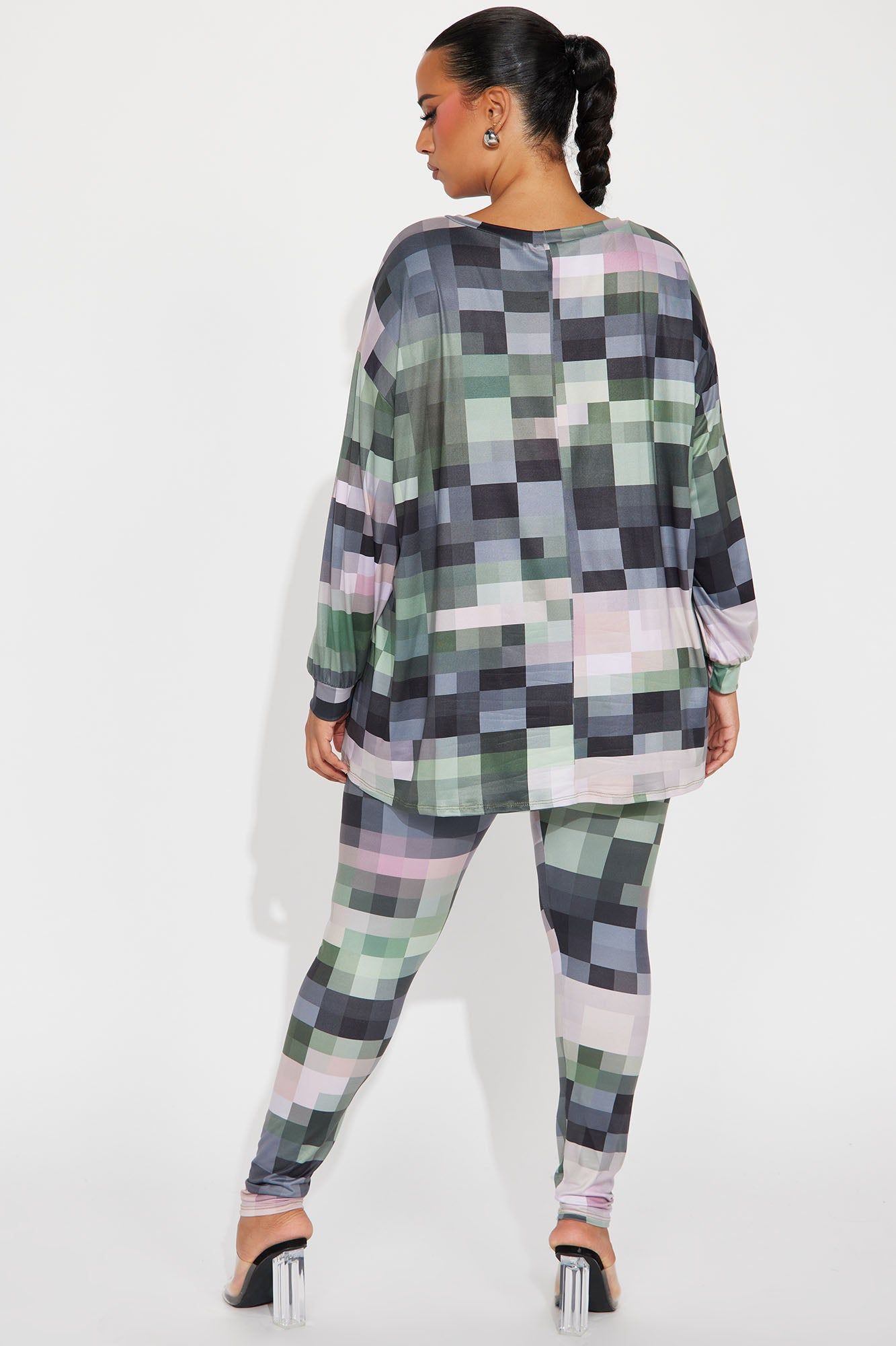 Blurry Moment Legging Set - Olive/combo sold by Fashion Nova product image thumbnail 6