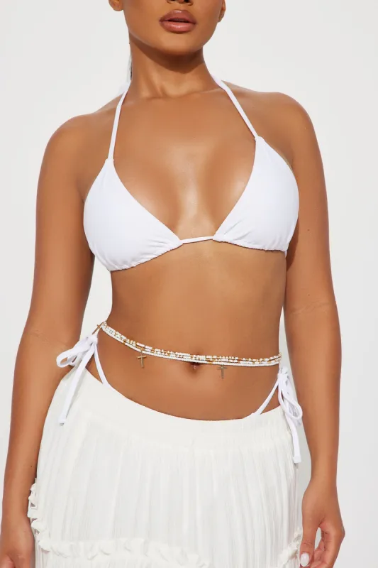 Summer Goddess Belly Chain - White/combo sold by Fashion Nova