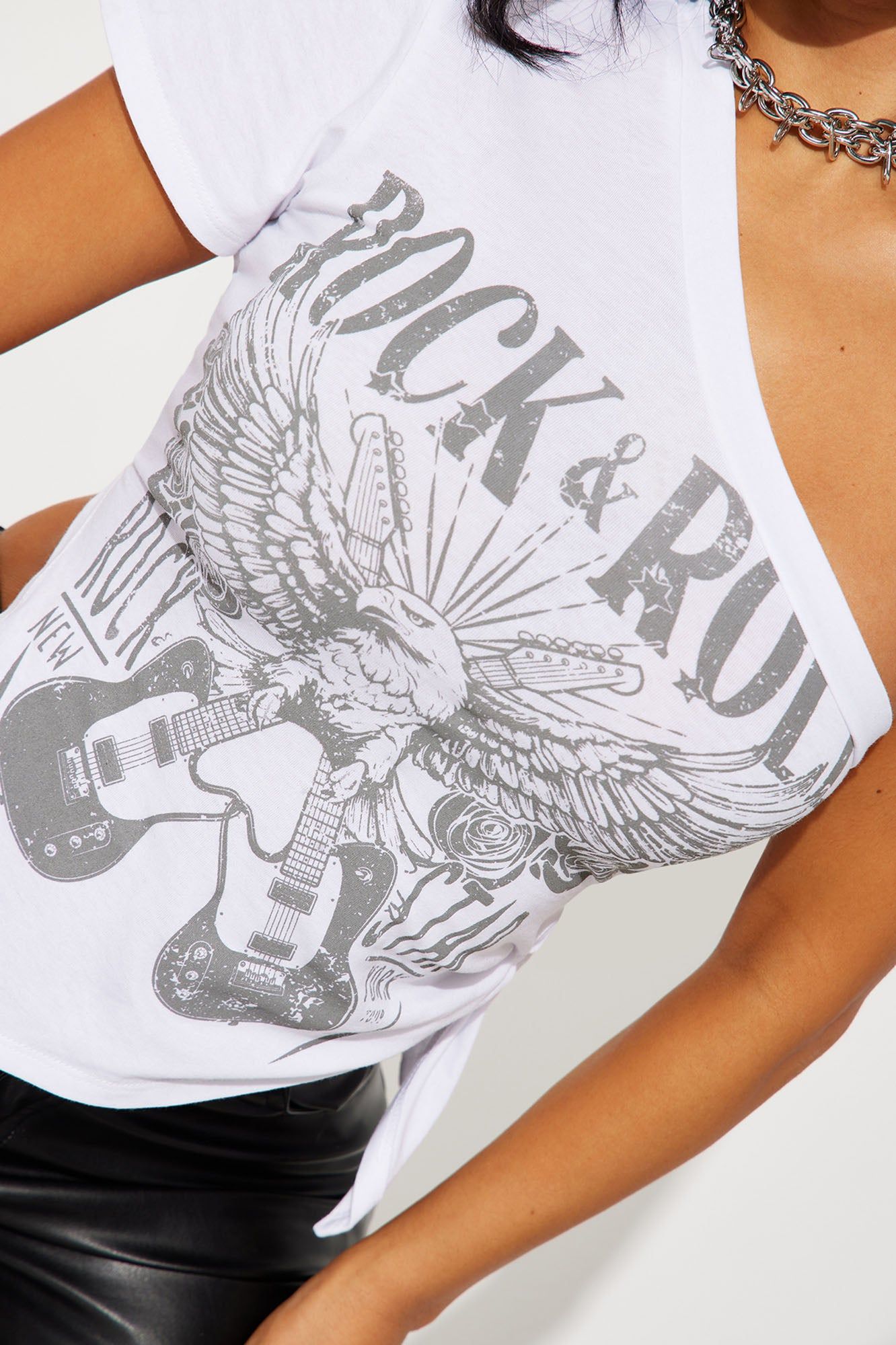 Adri One Shoulder Top - White sold by Fashion Nova product image thumbnail 3