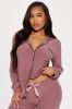 Mom Life PJ Pant Set - Mauve sold by Fashion Nova