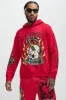 Ed Hardy Flame Cobra Hoodie - Red sold by Fashion Nova