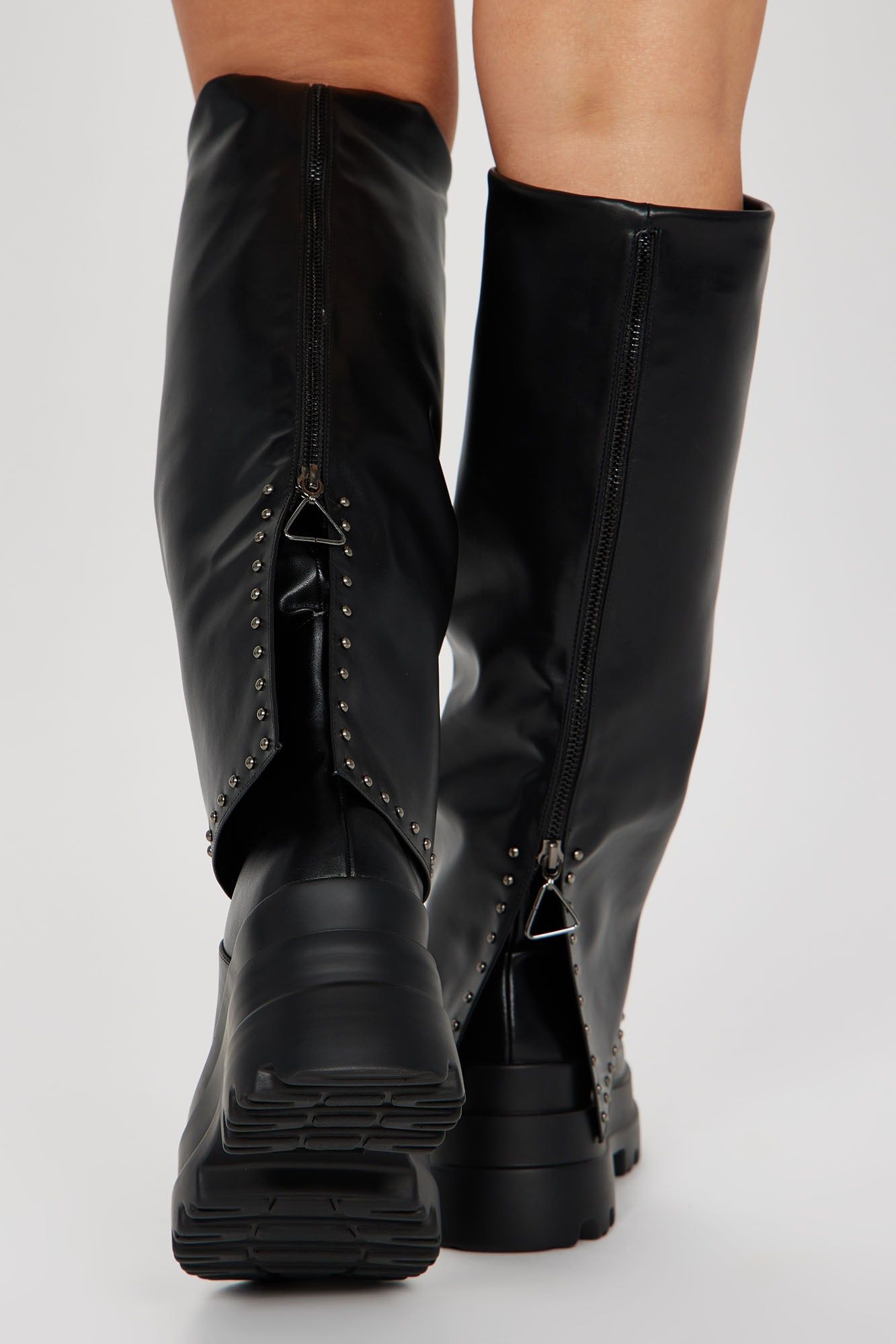 Most Daring Platform Knee High Boots - Black sold by Fashion Nova product image thumbnail 4