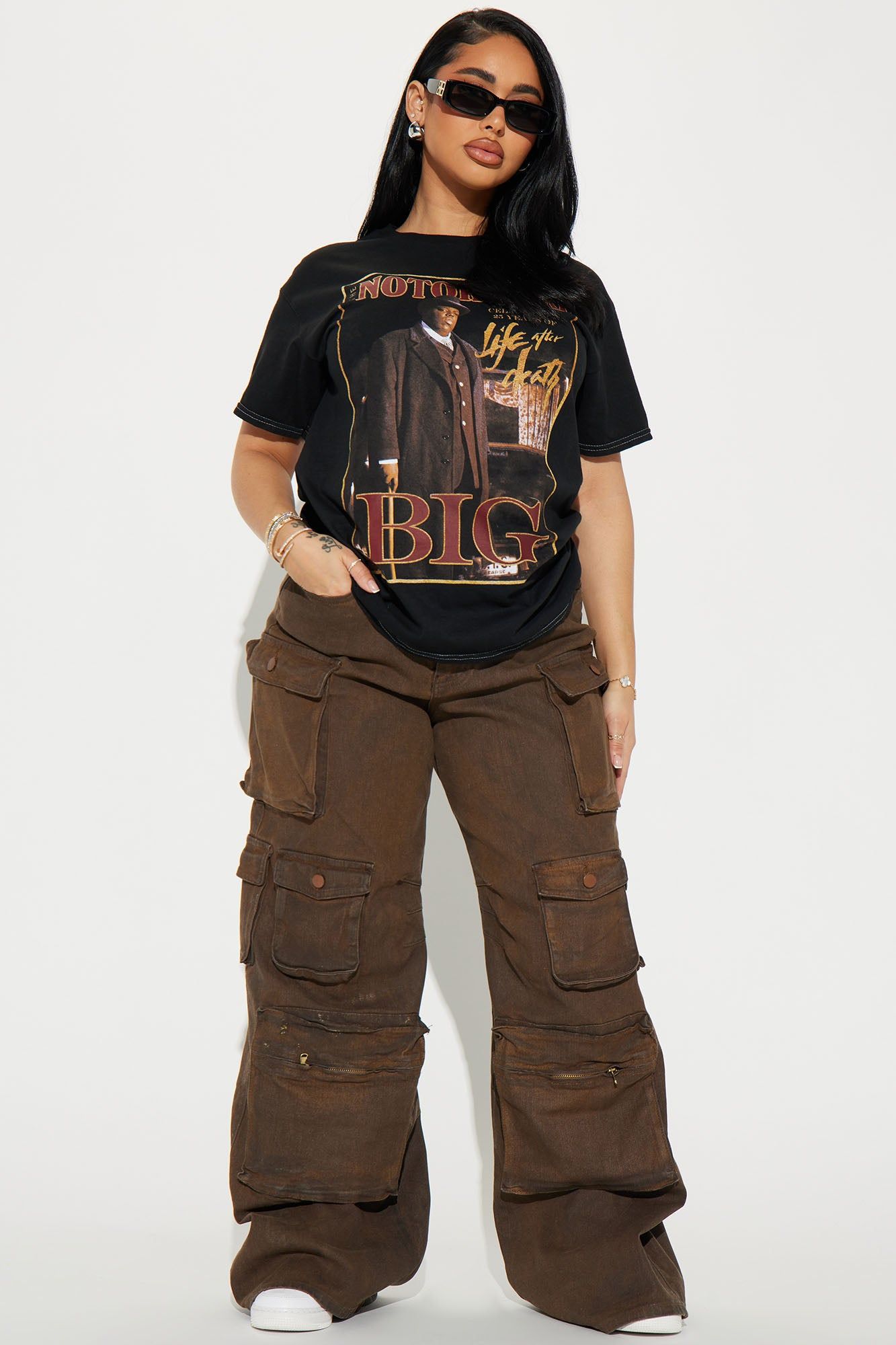 Life After Death Biggie Tee - Black Wash sold by Fashion Nova product image thumbnail 2