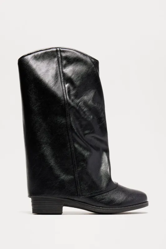 Mini Came To Show Out Cowgirl Boots - Black sold by Fashion Nova