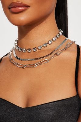 My Way Or No Way Necklace - Silver made by Fashion Nova